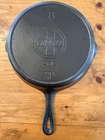 Old Griswold Cast Iron #8 Skillet Slant Logo Erie Fully Restored