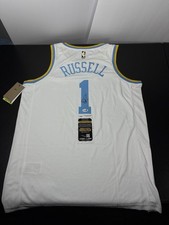 D’Angelo Russell Los Angeles Lakers Autographed Jersey Signed Rare NBA JSA COA