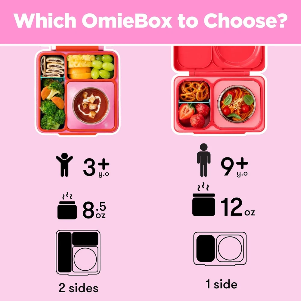 Box Bento Box for Kids - Insulated Bento Lunch Box with Leak Proof Vacuum Insula