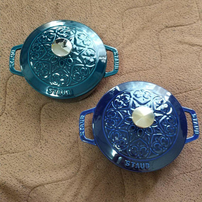 Staub WaNABE Wa-NABE S 16cm 1.1L Lily La Mer & Grand Blue Granblue