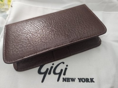 GiGi New York MINI Phone Case and Wallet Apple iPhone 5 Brown Leather 