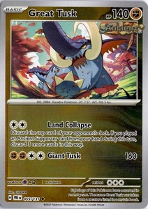 Great Tusk 055/131 Reverse Holo Prismatic Evolutions