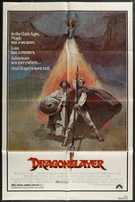 Dragonslayer (1981) Original Movie Poster Folded 27x41