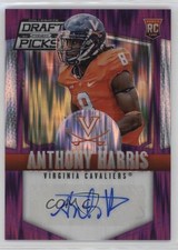 2015 Prizm Collegiate Draft Picks Purple Flash 16/99 Anthony Harris Auto 18t1