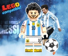 Lionel Messi Custom Toy Mini figure Argentina Jersey 10 Futbol Figure Soccer