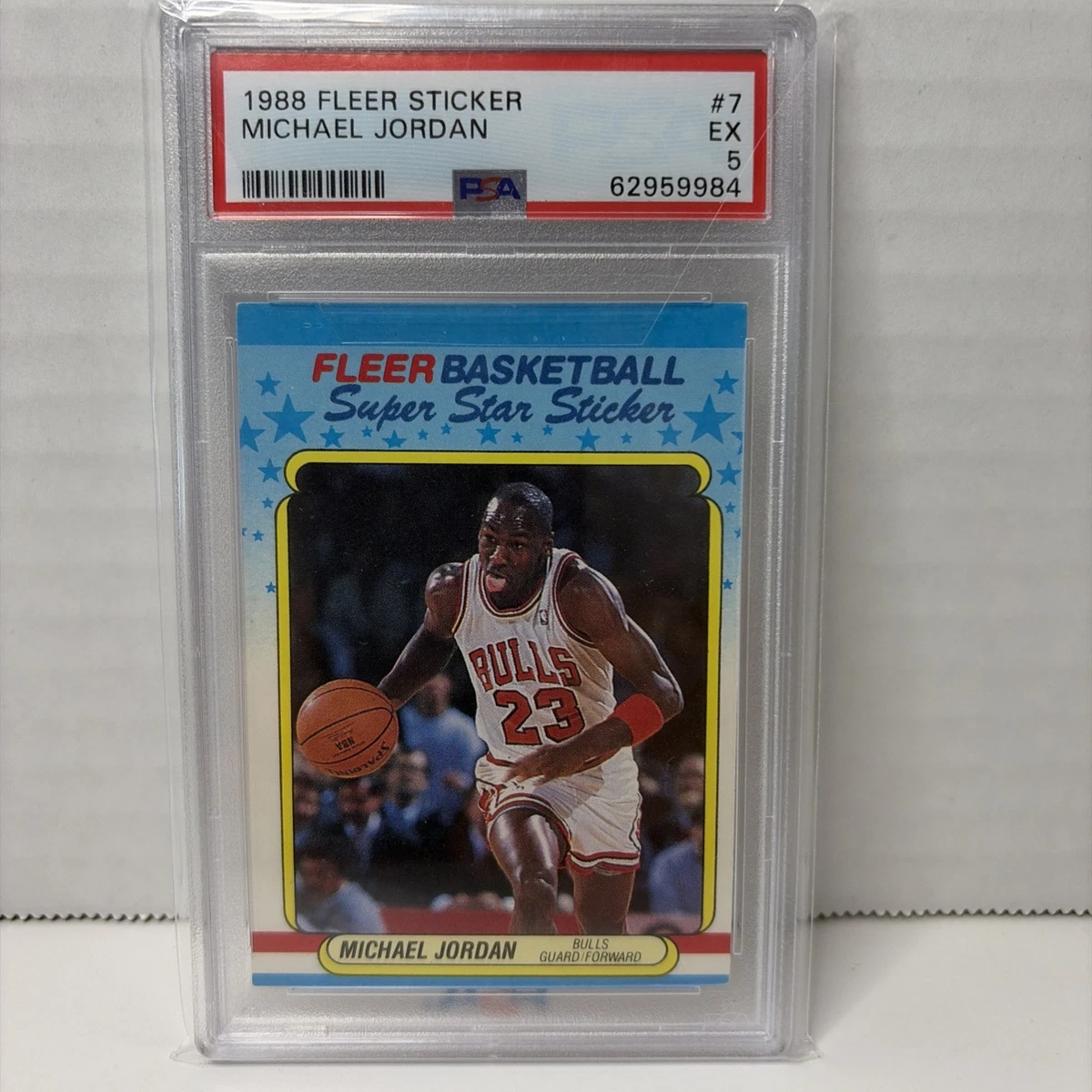 1988-89 Fleer Superstar Sticker - Michael Jordan #7 for sale | eBay
