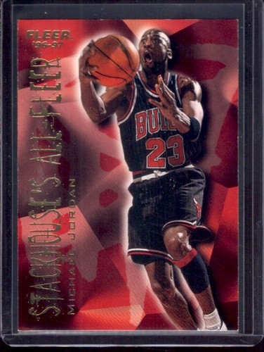 MICHAEL JORDAN 1996-97 Fleer All Stackhouse's Team Insert #4 Chicago Bulls