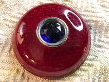 1937 Ford Tail Light Glass Lens Brake With Blue Dot
