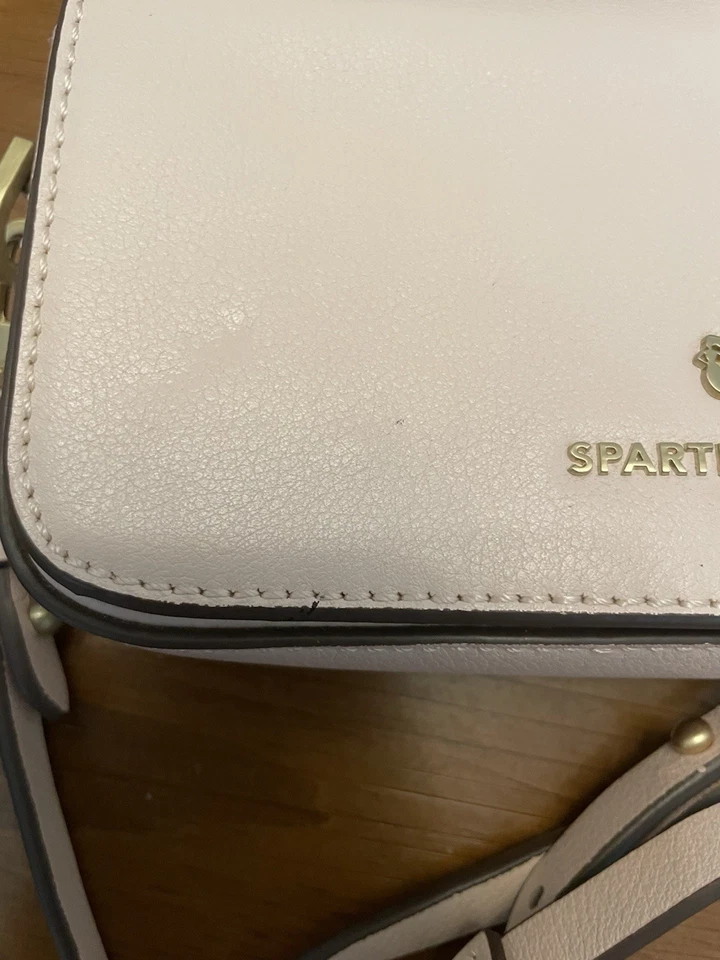 Spartina Soft Pink Leather Crossbody Purse - Image 3 of 4