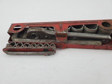 Vintage 17 Piece Indestro Socket Wrench Set Sae 1452 Usa