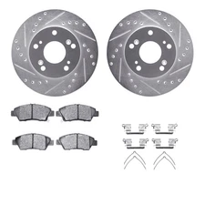 For Honda CR-Z 11-15 Brake Kit eLINE Series Drilled & Slotted Front Brake Kit w
