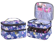 Nail Polish Organizer- Holds 30 Bottles Nail Supply Organizers and Storage Doubl