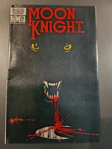 Moon Knight #29 (Marvel Comics March 1983) Iconic Sienkiewicz cover