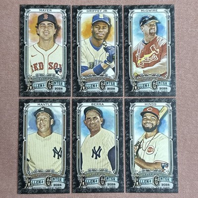 BLACK BORDERED MINI CARDS 2025 Topps Allen & Ginter MLB You Pick 