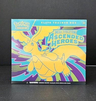 Pokemon Ascended Heroes ETB Elite Trainer Box Sealed New TCG