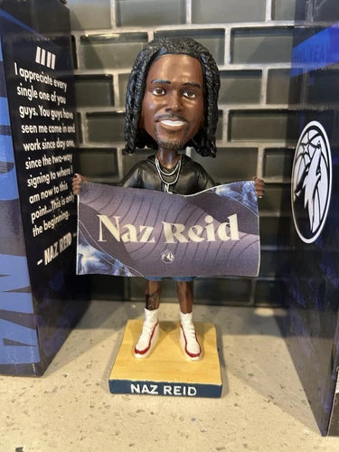 Naz Reid Bobblehead 2025 Minnesota Timberwolves NBA (LIMITED EDITION)