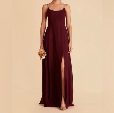 Birdy Grey Amy Bridesmaid Dress Cabernet Red Size Small