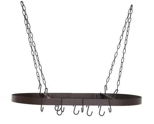 Old Dutch International Oval Bronze Hanging Pot Rack - Thumbnail 2