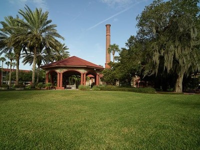 Photo:St Augustine Florida Flagler College Campus Gazebo Green 2020
