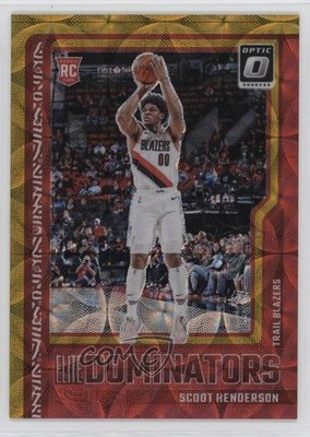 2023-24 Panini Donruss Optic Elite Dominators /99 Scoot Henderson Rookie RC 1q35