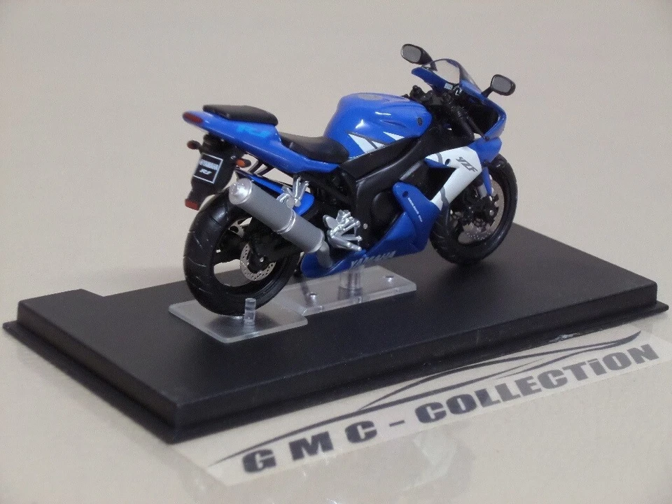 YAMAHA YZF R1 2003 BLU BLUE MOTO EDiCOLA 1/24 - Immagine 2 di 2