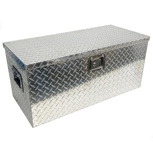 Trailer Truck Aluminium Lockable Tool Box Chest Locker Storage 32” x 14” x 14” - Picture 3 of 4