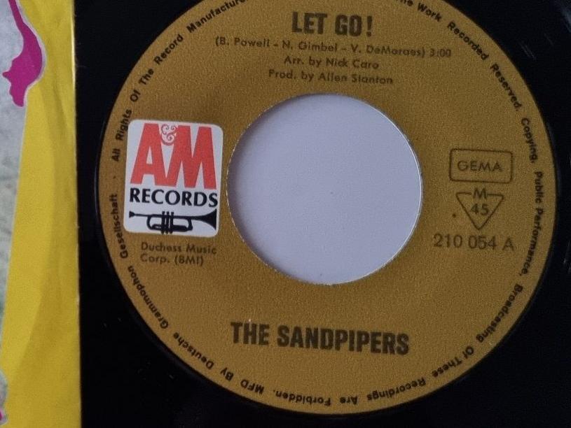 The Sandpipers - Let Go! / Suzanne 7'' Vinyl Germany/ CV Leonard Cohen ...