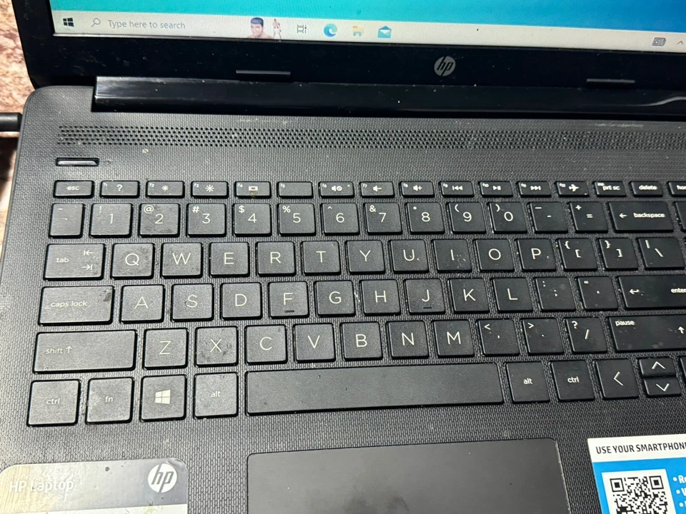 Ноутбук HP 15-DB0011DX 15,6 дюйма Windows 10 домашний AMD A6-9225 4 ГБ памяти 1 ТБ рабочий - Изображение 3 из 4