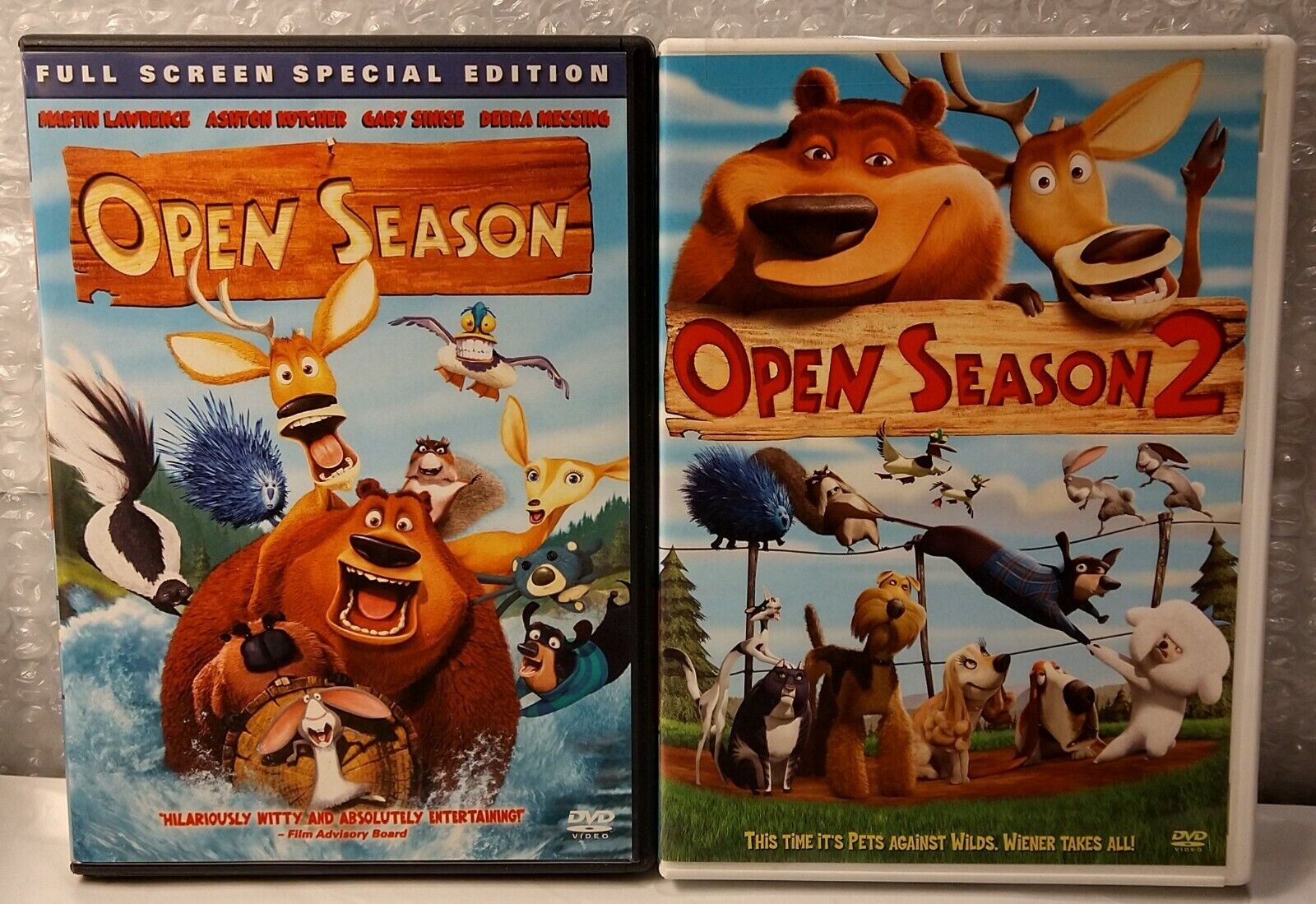 Dvd COMBO Open Season 1 & 2 Sony Pictures Animation (LN) Full Screen Clean  Discs | eBay
