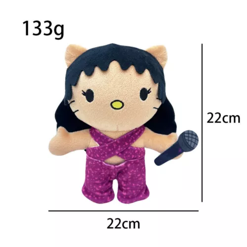 Hello Kitty Singer Star Plush Stuffed Doll Toy Rapper Travis Scott Billie Figure - Picture 19 of 32