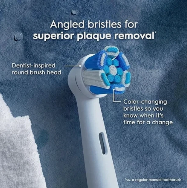 Oral-B iO 4 Testine Ricambio Ultimate Clean Bianche Ricambio Spazzolino Braun - Image 3 of 4