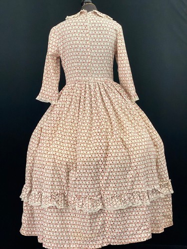 Vintage weißes Prärie Kolonial Kostüm Kleid, altmodisch viktorianisch L XL plus - Bild 5 von 6