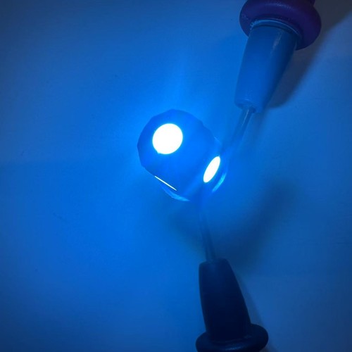 10 New Cool Blue 8V Wedge Lamp LED Light Bulbs for Pioneer Project/One Receivers - Picture 12 of 18
