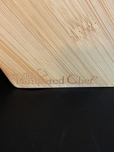 Pampered Chef Knife Block Bamboo Wooden Large 16 Slot - Picture 5 of 8