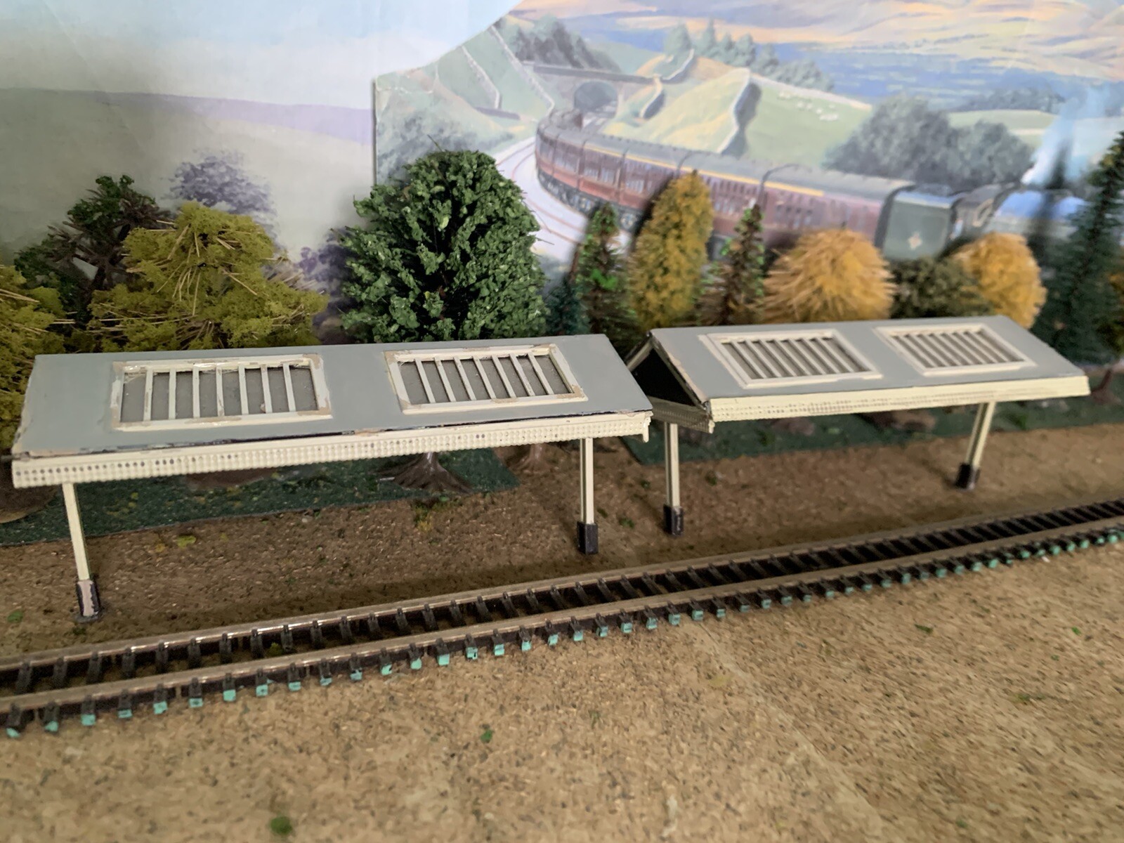 Job LotN GaugePlastic Station Buildings and Canopies eBay