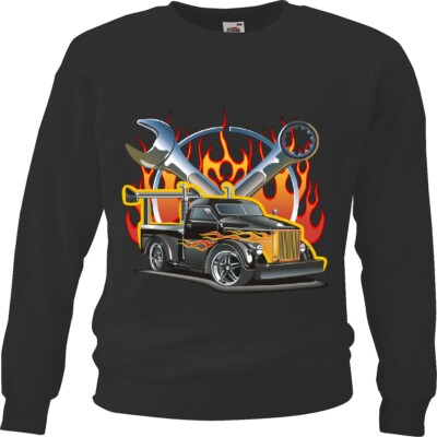Sweatshirt American Hot Rod - US Car - Custom - Route 66 - V8 - Achtzylinder Hot