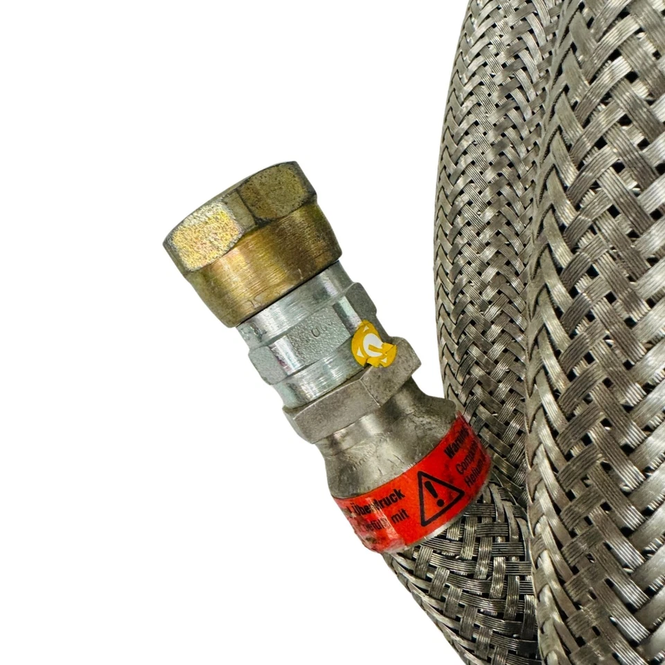 Manguera criogénica de alta presión Leybold FL 6,0 HP, 20 pies Foto 2 de 4