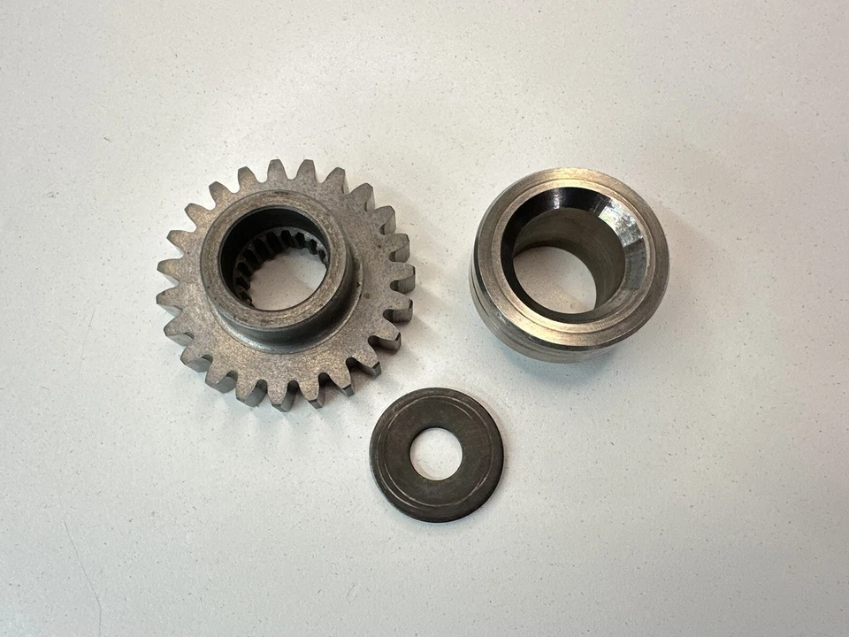 OEM 93 94 95 SUZUKI RM 250 RM250 CIGÜEÑAL MANIVELA TRANSMISIÓN PRIMARIA ENGRANAJE Y ESPACIADOR Foto 4 de 4