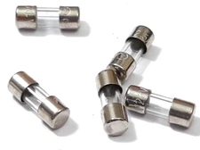 LOT OF 5 EACH NEW  2.5A 125V 3.6mm x 10mm FAST BLOW FUSES