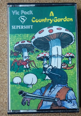 Vintage 1980s Commodore Vic 20 - A Country Garden - Audiogenic - tested, working