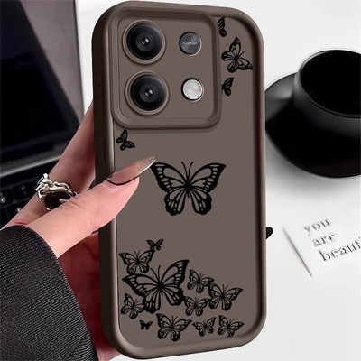 For Xiaomi Redmi Note 13 12 11 Pro Poco F6 X6 Pro Matte Soft Silicone Case Cover
