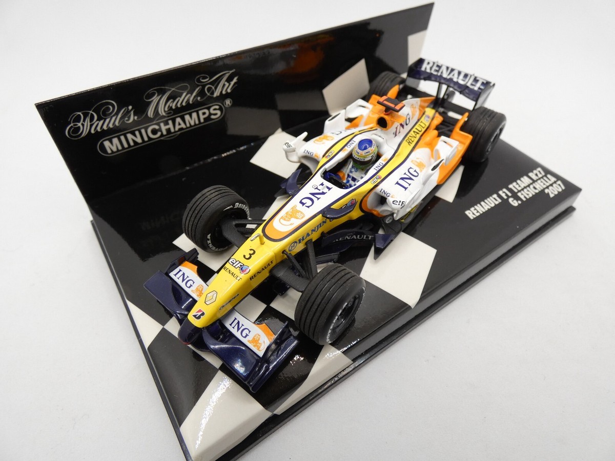 ミニチャンプス製 1/43　ルノーＦ１　R27　2007 G.フィジケラ ミニチャンプス製 1/43 ルノーF1 R27 2007 G.フィジケラ