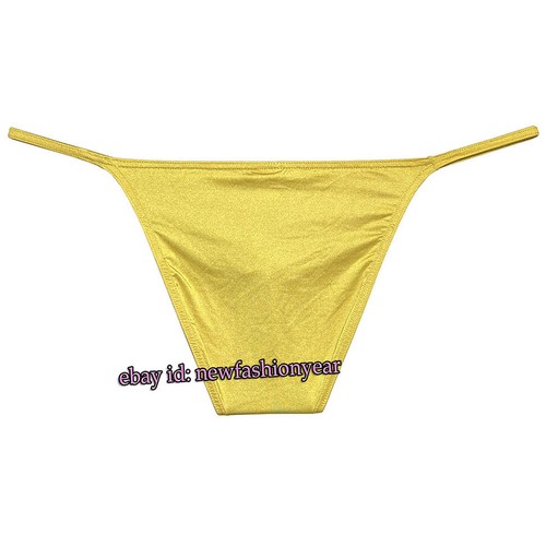 Mens Ice Silk Bikini Briefs Underwear Full Pucker Brazilian Hipster Pouch Thongs - Picture 30 of 69