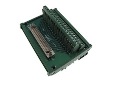 DB37 Male Signals Breakout Board Din Rail Mounting Header Screw terminals