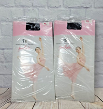 2 X Girls ABT American Ballet Theatre SPOTLIGHTS BALLET Black TIGHTS  XL