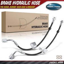 2x Front Brake Hydraulic Hose For Dodge Journey 2009-2020 L4 2.4l V6 3.5l 3.6l 2x Front Brake Hydraulic Hose For Dodge Journey 2009-2020 L4 2.4l V6 3.5l 3.6l