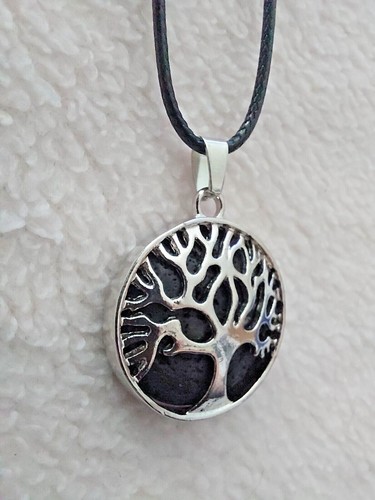 Beautiful Crystal Tree Of Life Mystic Emo Pendant Necklace FREE Gift Black Cord - Picture 25 of 82