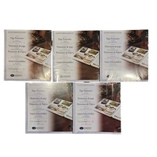 Lot of 5 Creative Memories 12x12 Page Protectors 16 Sheets 1999-2004 Old Style