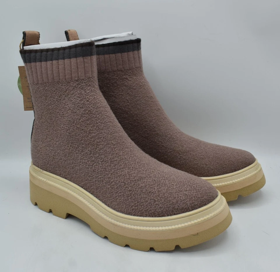 Botas sin cordones Sofft para mujer talla 8 Provea malva tejidas resistentes al agua Foto 3 de 4
