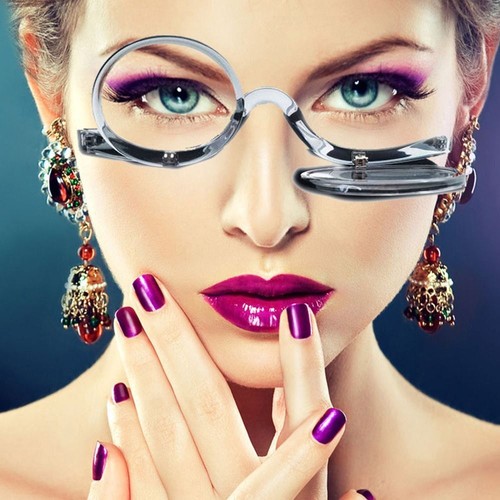 lecture de maquillage rotatives Lunettes pliantes Lunettes cosmétiques Loupes - Foto 4 di 14